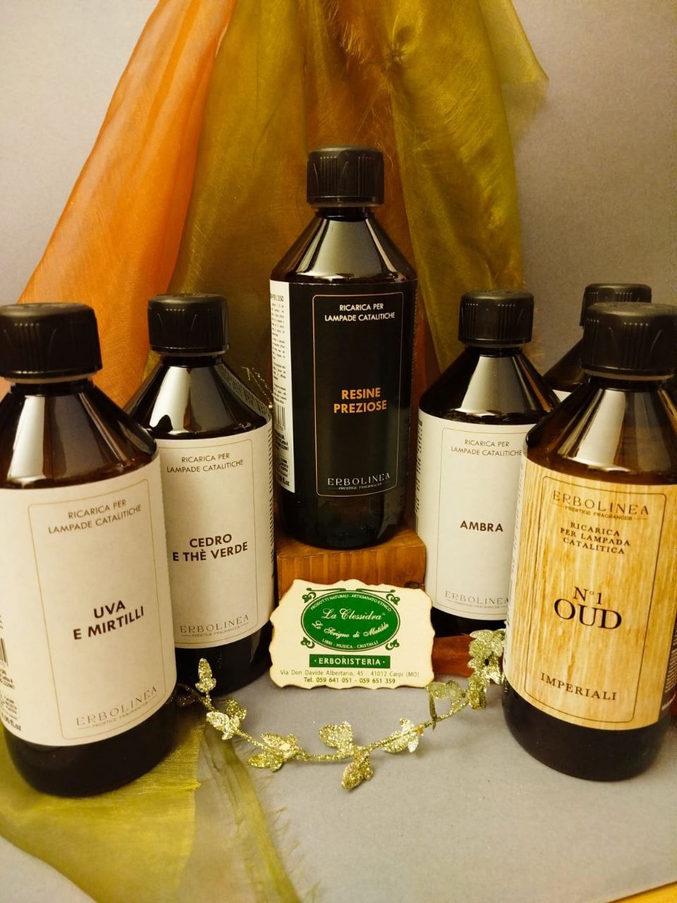 RICARICA PROFUMATA PER LAMPADA CATALITICA ERBOLINEA: GERANIO E CITRONELLA