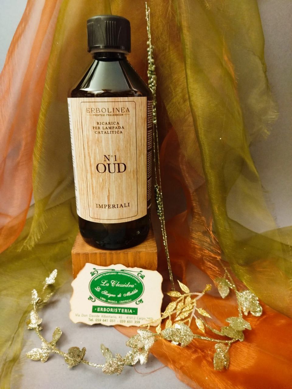 RICARICA PROFUMATA PER LAMPADA CATALITICA ERBOLINEA: OUD OLIO N° 1