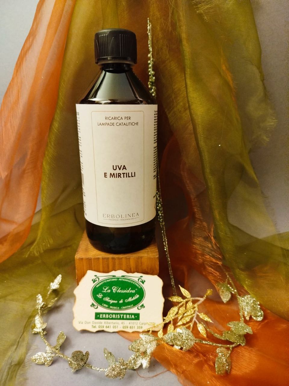 RICARICA PROFUMATA PER LAMPADA CATALITICA ERBOLINEA: UVA E MIRTILLI