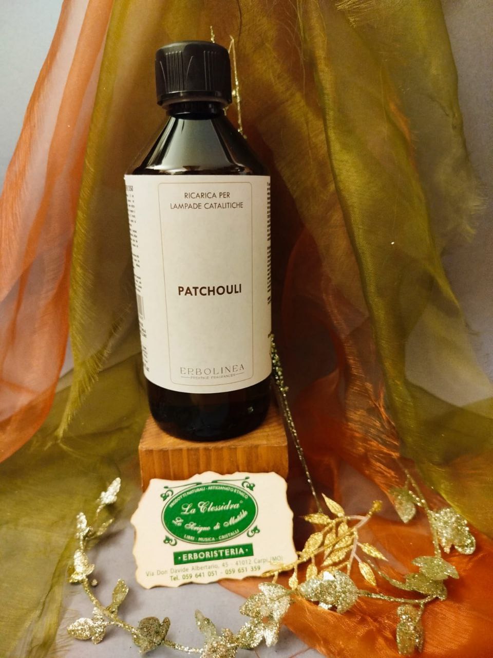 RICARICA PROFUMATA PER LAMPADA CATALITICA ERBOLINEA: PATCHOULI