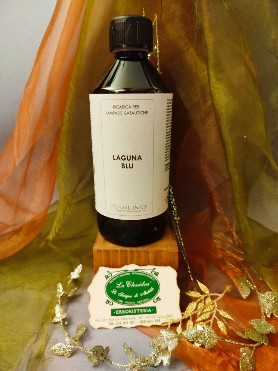 RICARICA PROFUMATA PER LAMPADA CATALITICA ERBOLINEA: LAGUNA BLU