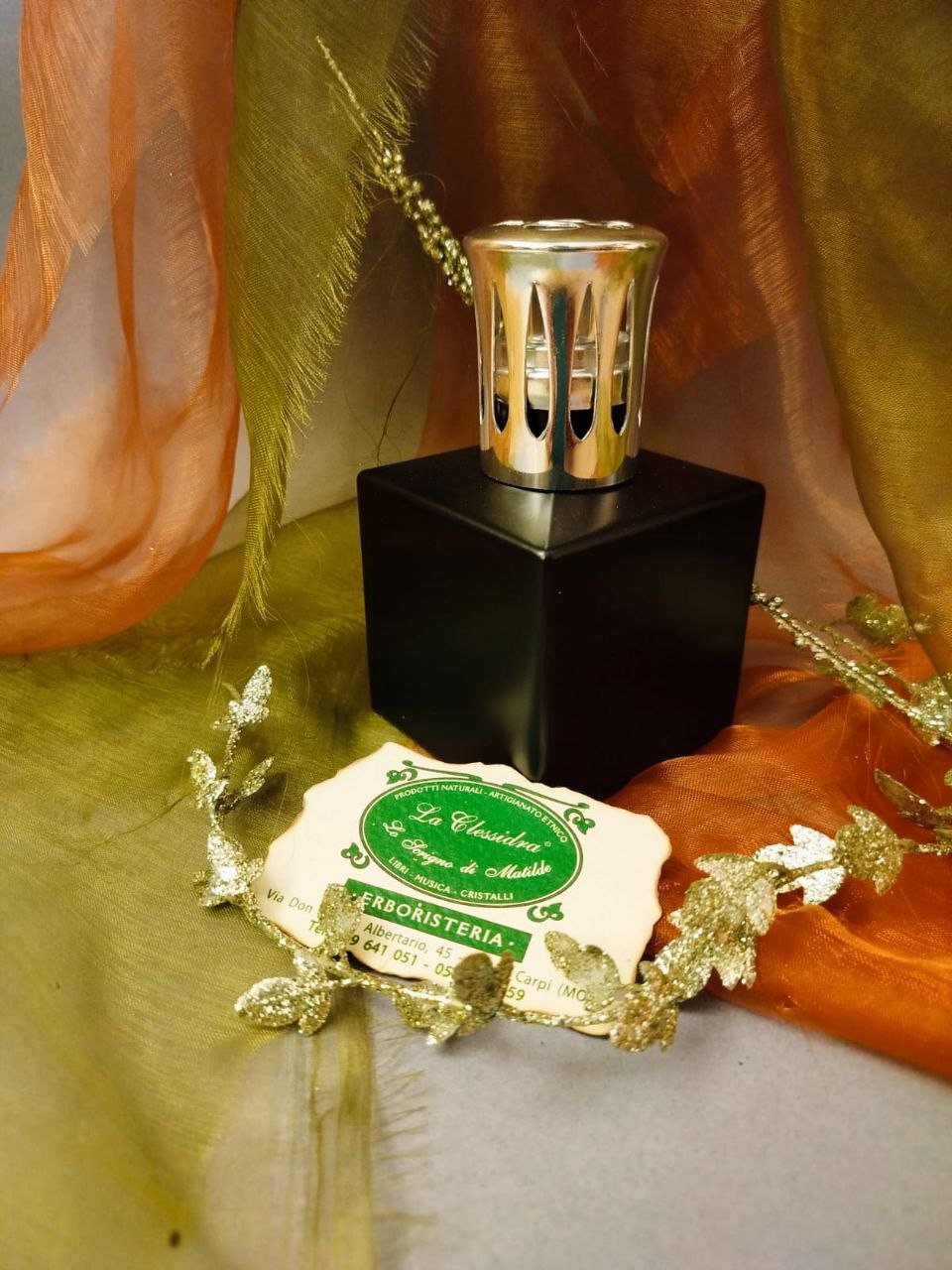 LAMPADA CATALITICA ERBOLINEA: CUBO NERO