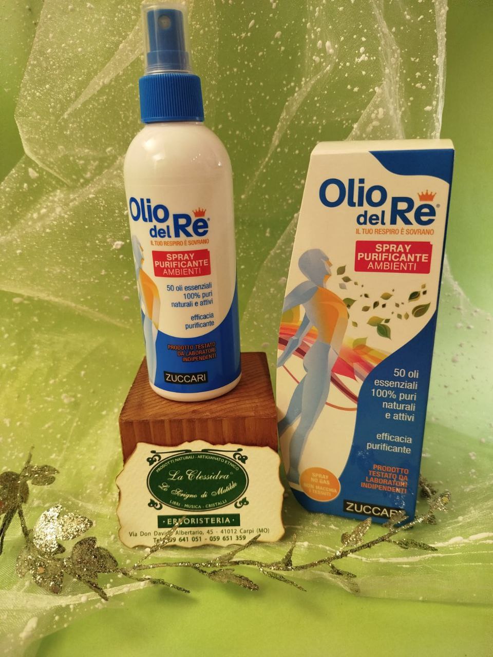 OLIO DEL RE SPRAY PURIFICANTE ZUCCARI