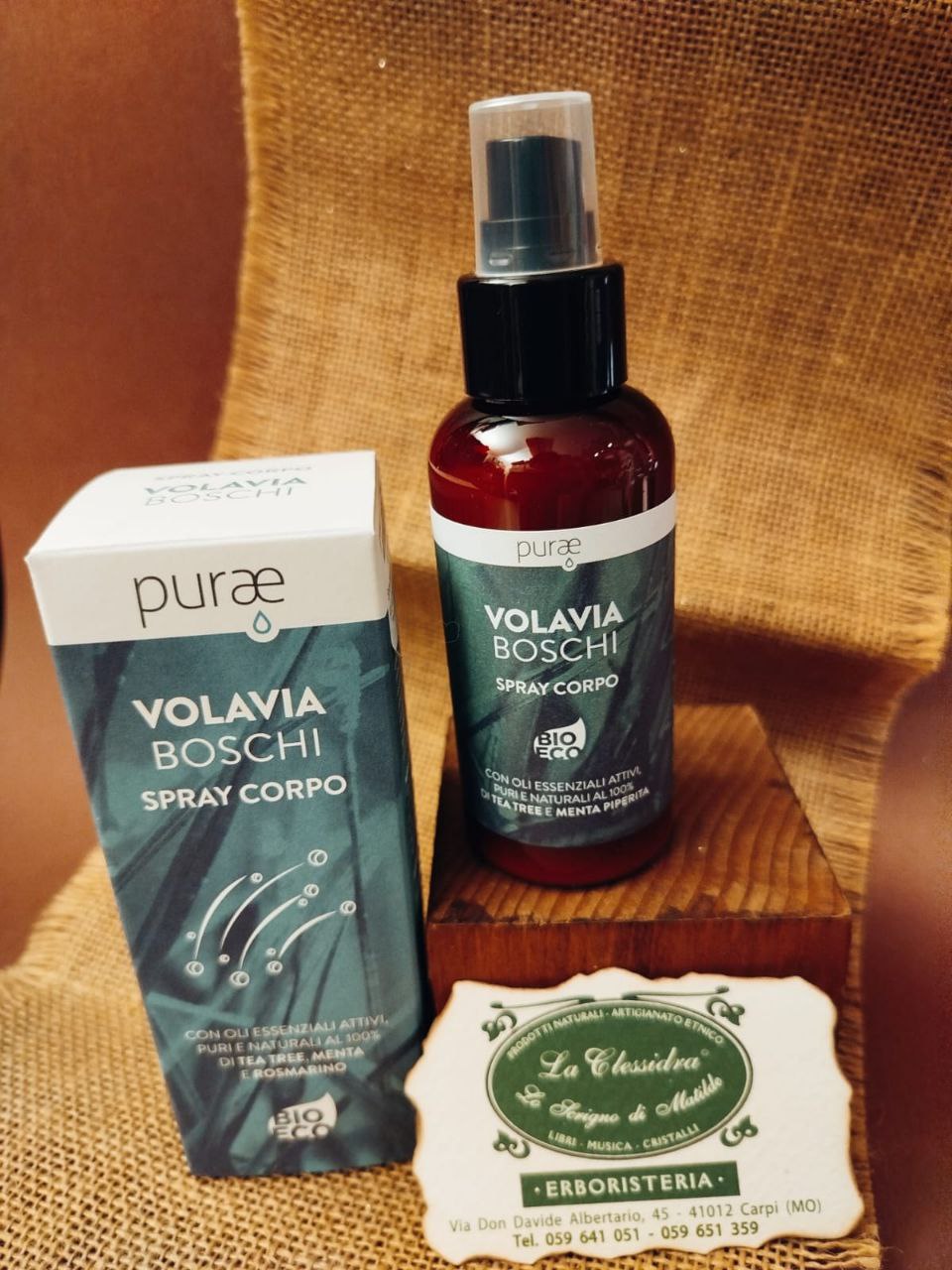 VOLAVIA NASOTERAPIA: SPRAY CORPO BOSCHI ANTIZANZARE