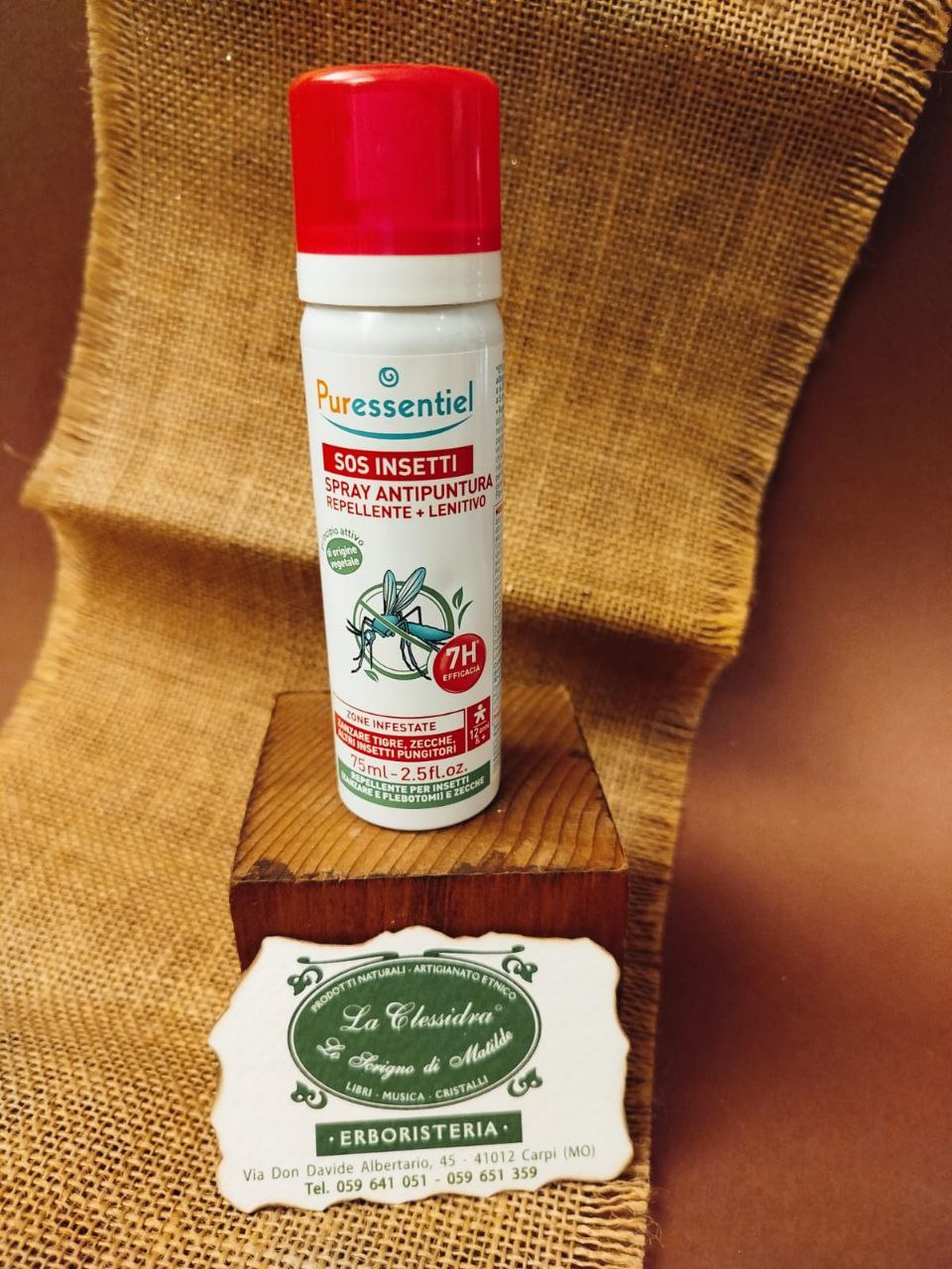 PURESSENTIEL: SPRAY ZANZARA REPELLENTE E LENITIVO 7 ORE  DA 75 ML