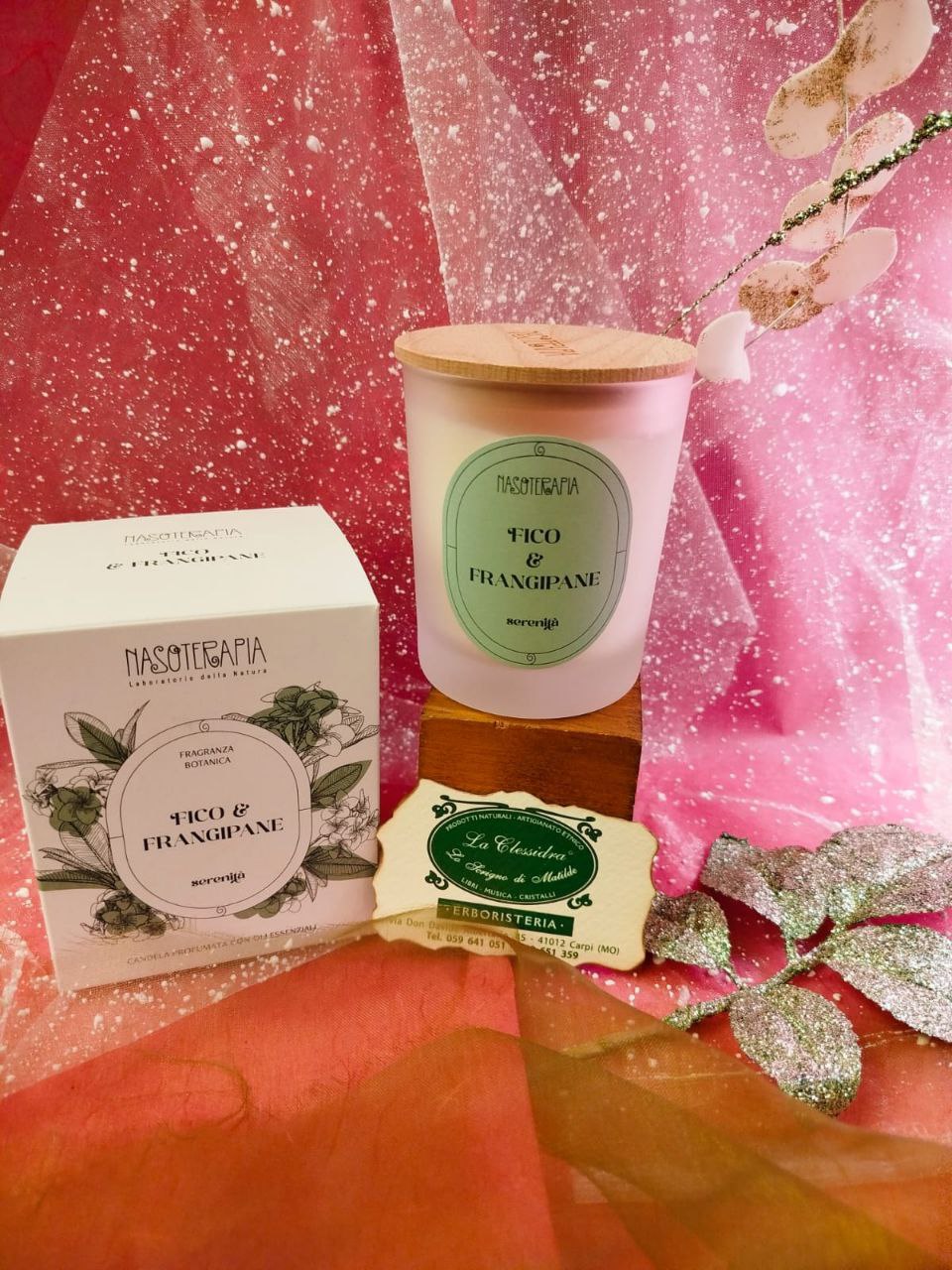 CANDELA NASOTERAPIA: FICO E FRANGIPANE