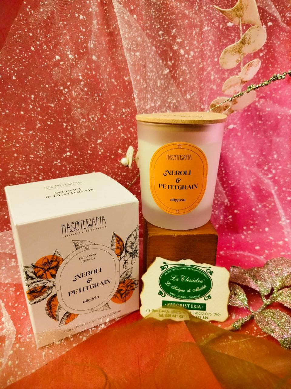 CANDELA NASOTERAPIA: NEROLI E PETITGRAIN