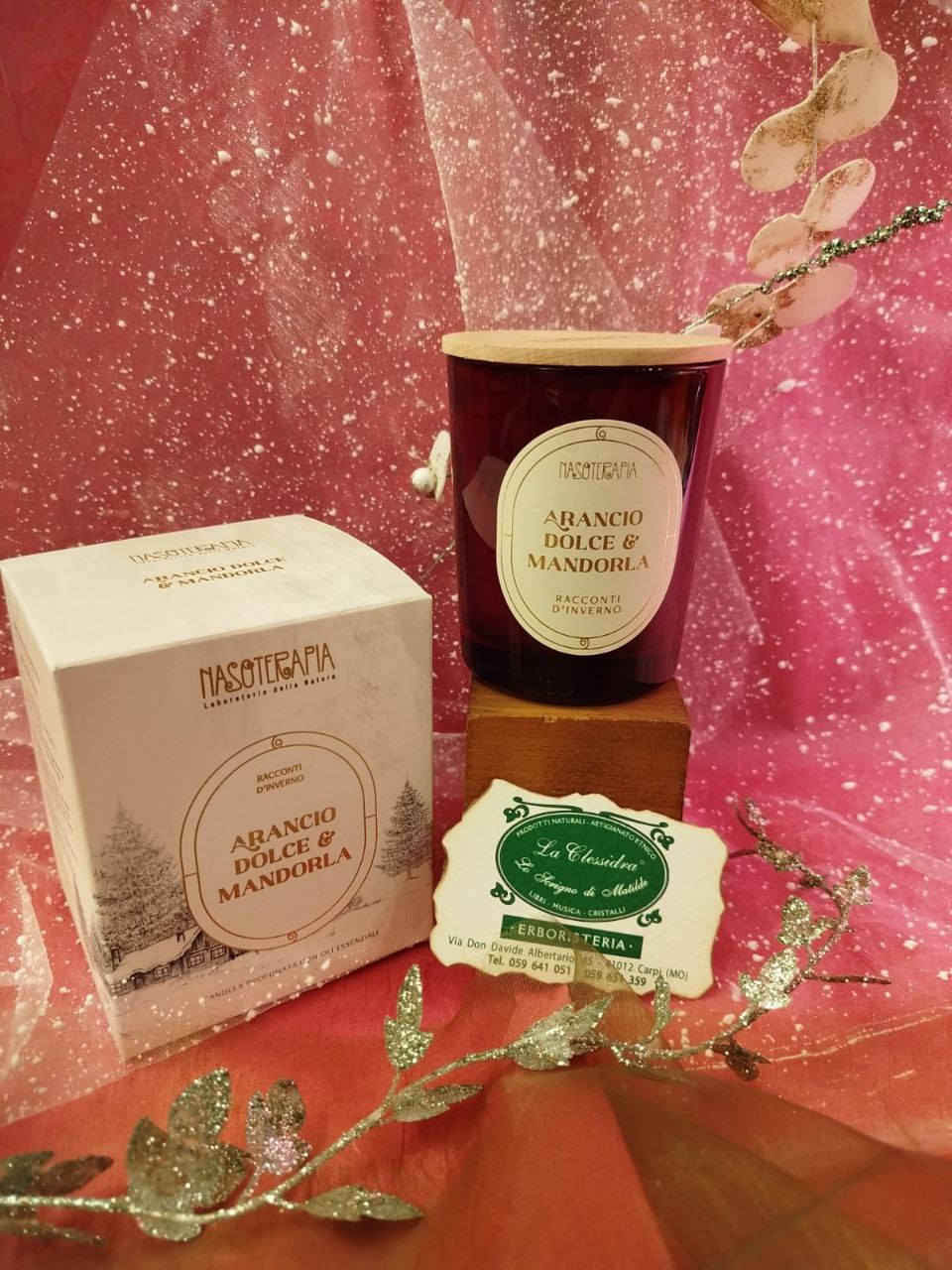 CANDELA NASOTERAPIA: ARANCIO DOLCE E MANDORLA