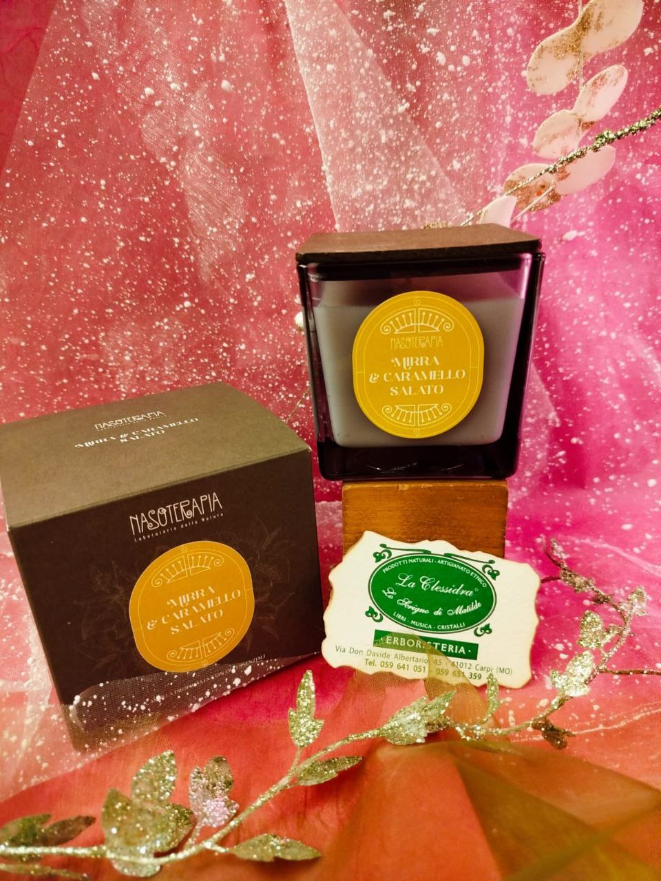 CANDELA NASOTERAPIA: MIRRA E CARAMELLO SALATO