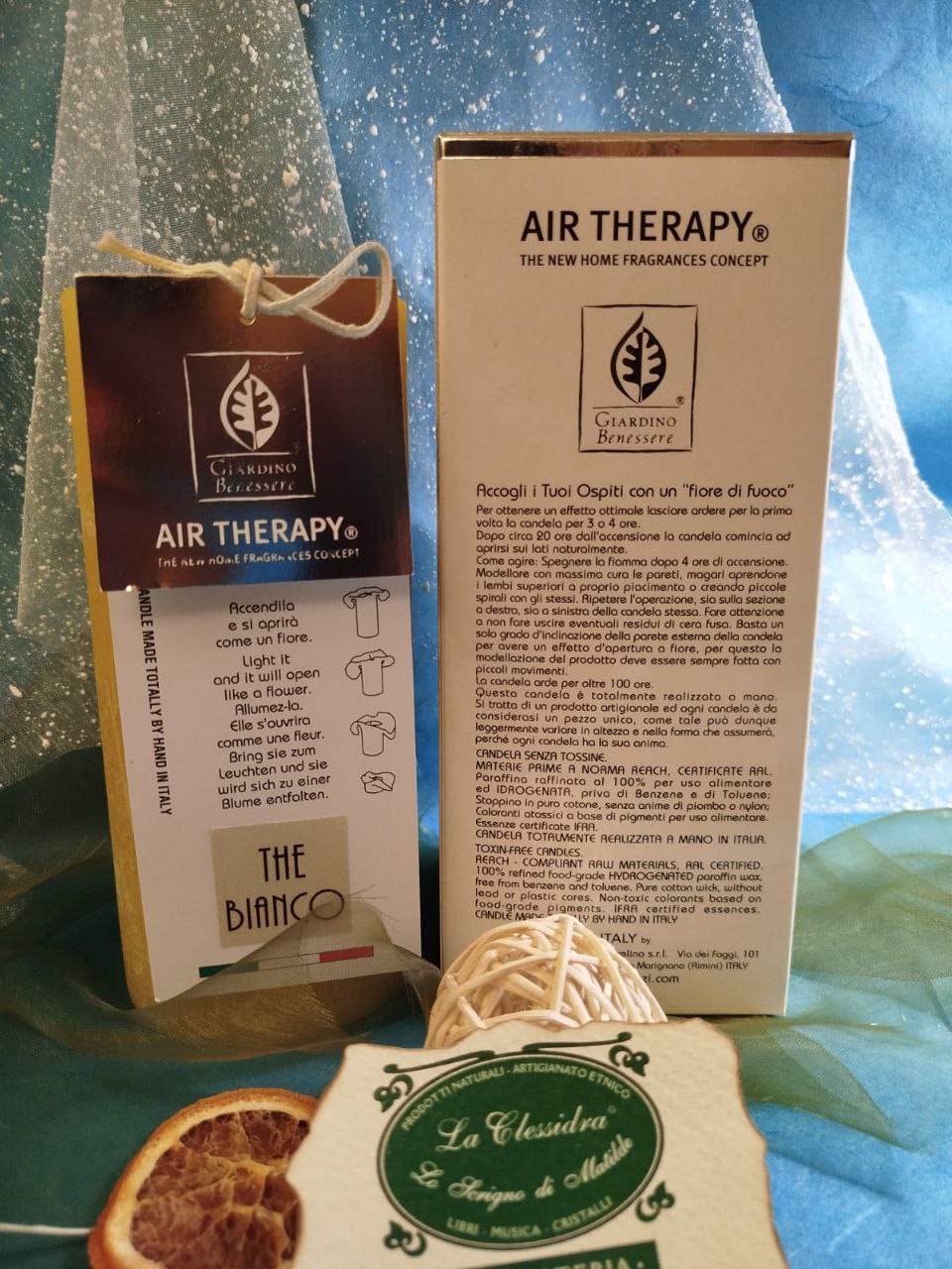 CANDELA AIR THERAPY GRANDE DA 150 ORE: THE BIANCO