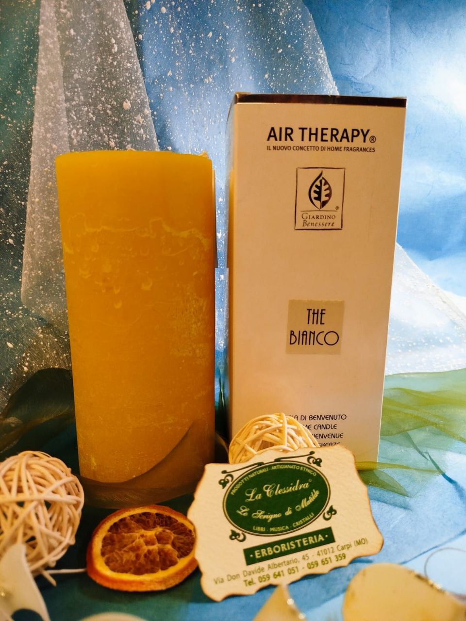 CANDELA AIR THERAPY GRANDE DA 150 ORE: THE BIANCO