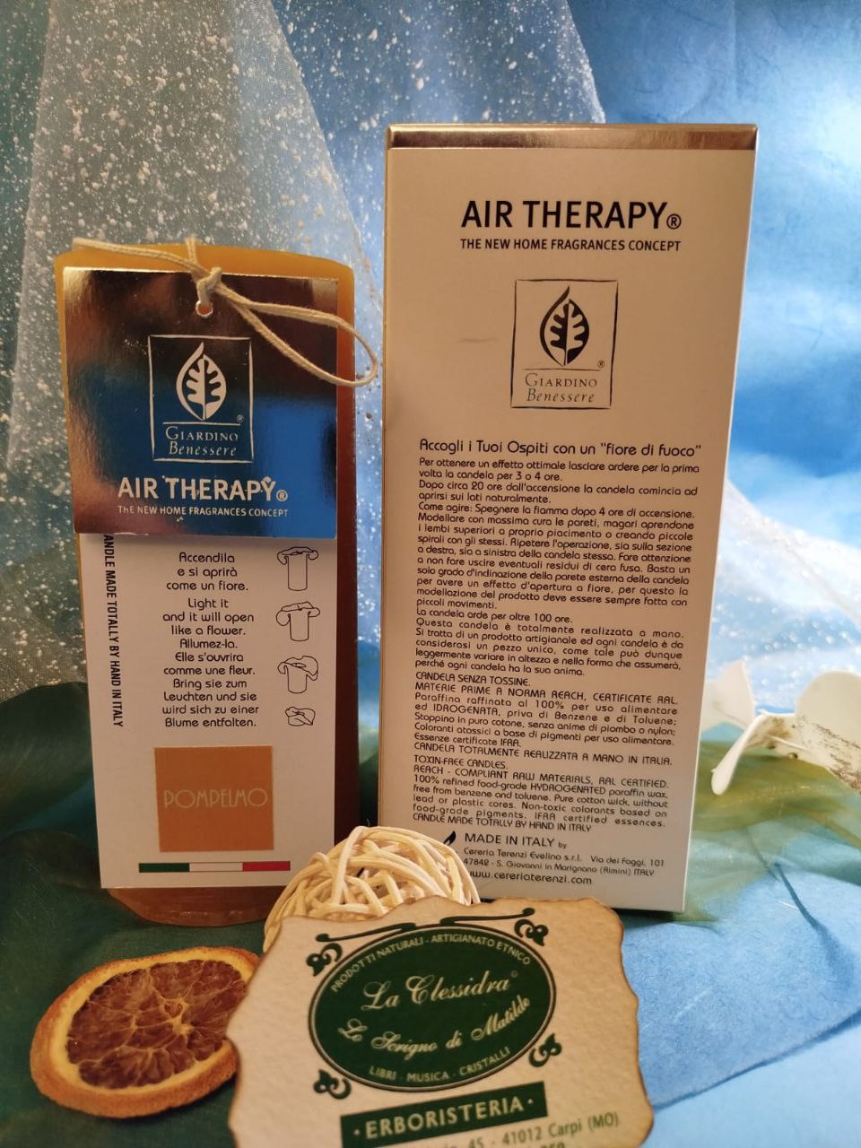 CANDELA AIR THERAPY GRANDE DA 150 ORE: POMPELMO