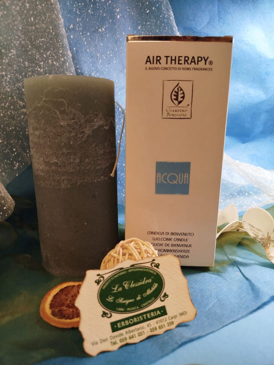 CANDELA AIR THERAPY GRANDE DA 150 ORE: ACQUA