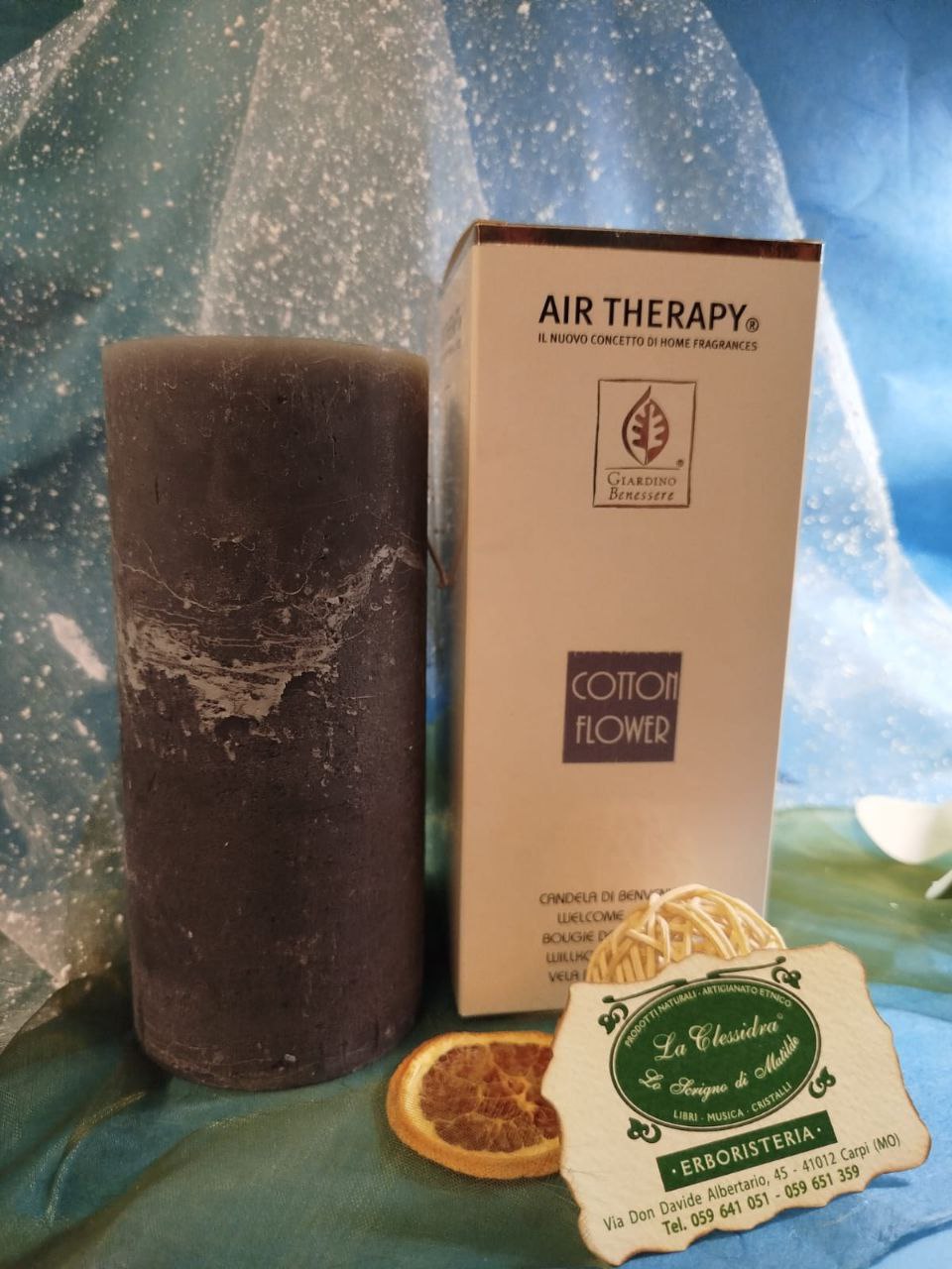 CANDELA AIR THERAPY GRANDE DA 150 ORE: COTTON FLOWER