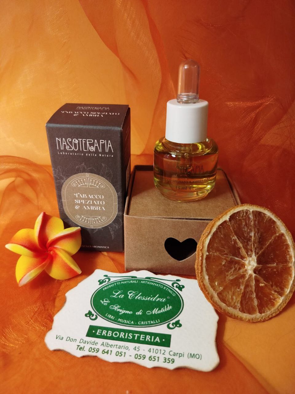 ESSENZA AROMATICA NASOTERAPIA: TABACCO SPEZIATO E AMBRA