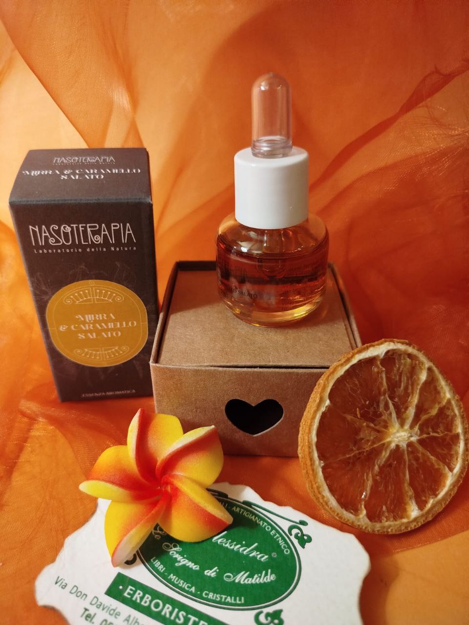 ESSENZA AROMATICA NASOTERAPIA: MIRRA E CARAMELLO SALATO