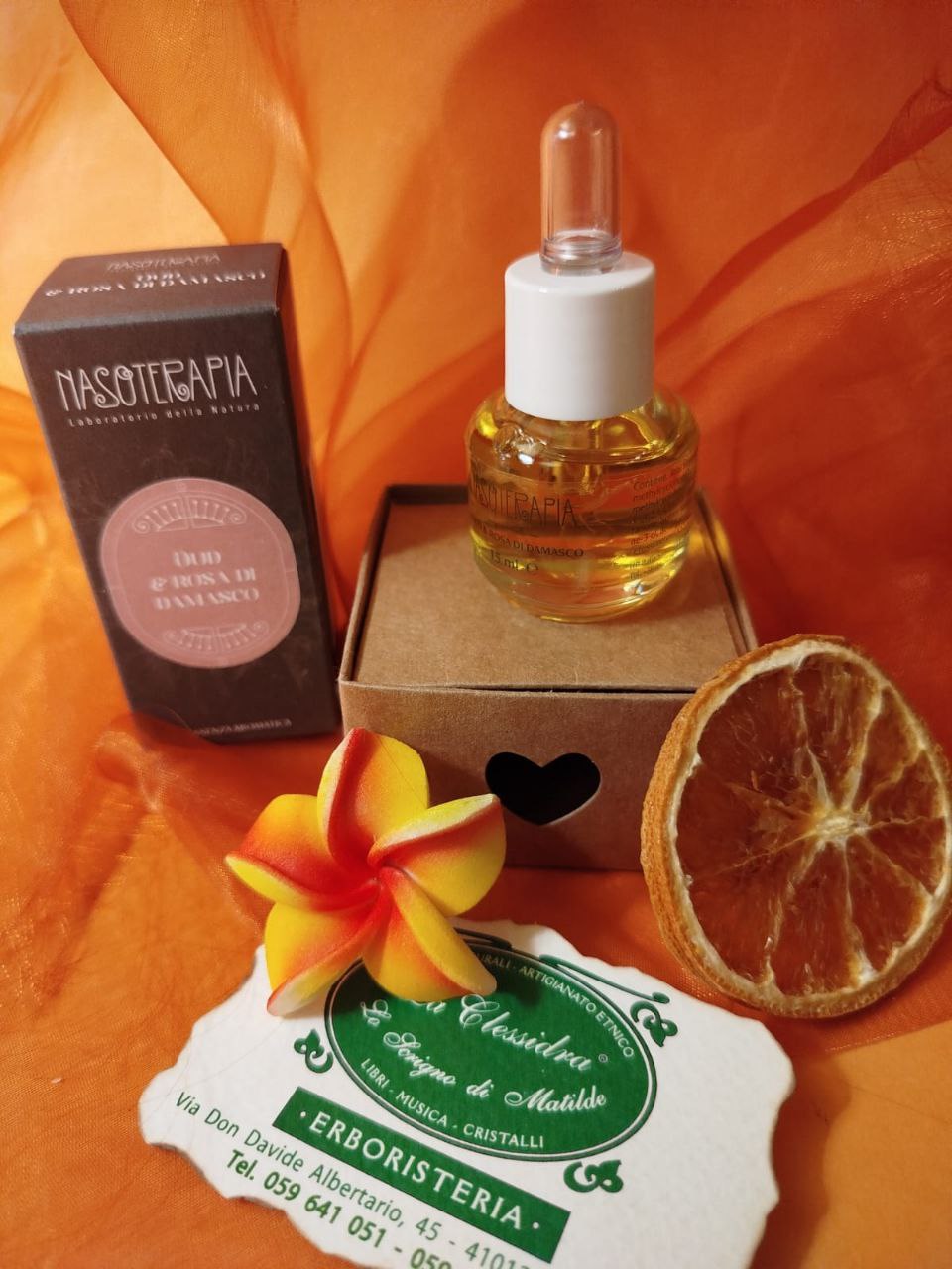 ESSENZA AROMATICA NASOTERAPIA: OUD E ROSA DI DAMASCO