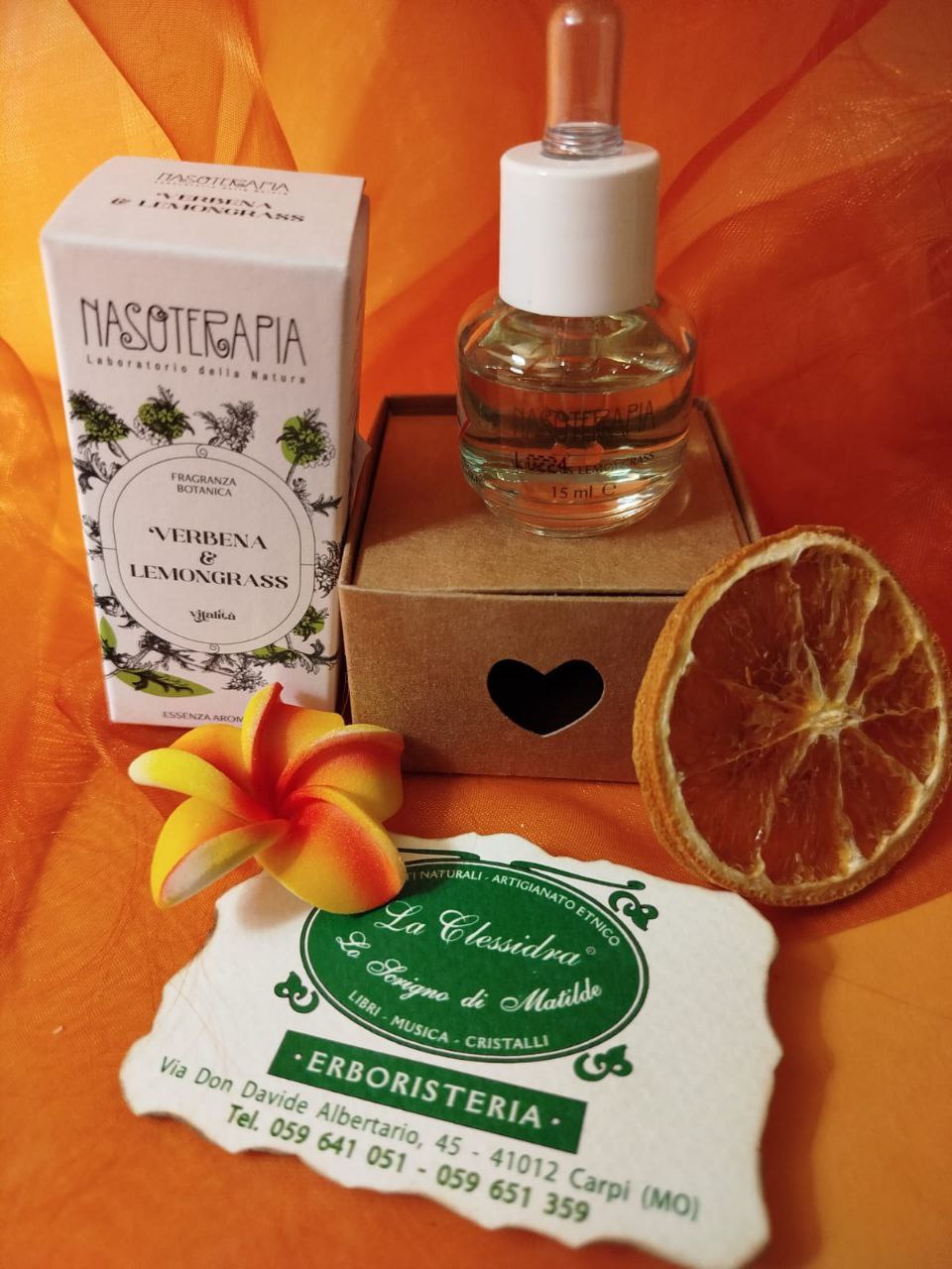 ESSENZA AROMATICA NASOTERAPIA: VERBENA E LEMONGRASS