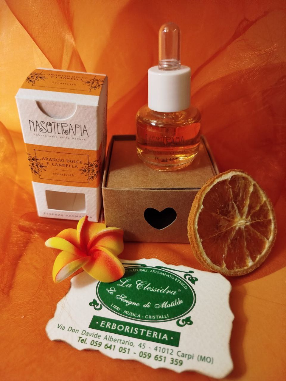 ESSENZA AROMATICA NASOTERAPIA: ARANCIO DOLCE E CANNELLA