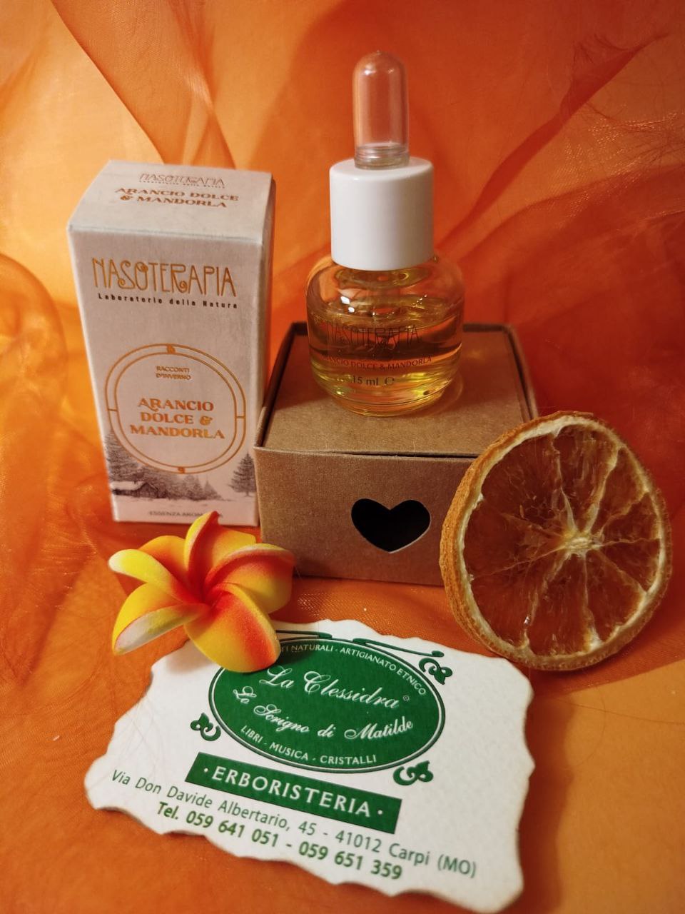 ESSENZA AROMATICA NASOTERAPIA: ARANCIO DOLCE E MANDORLA
