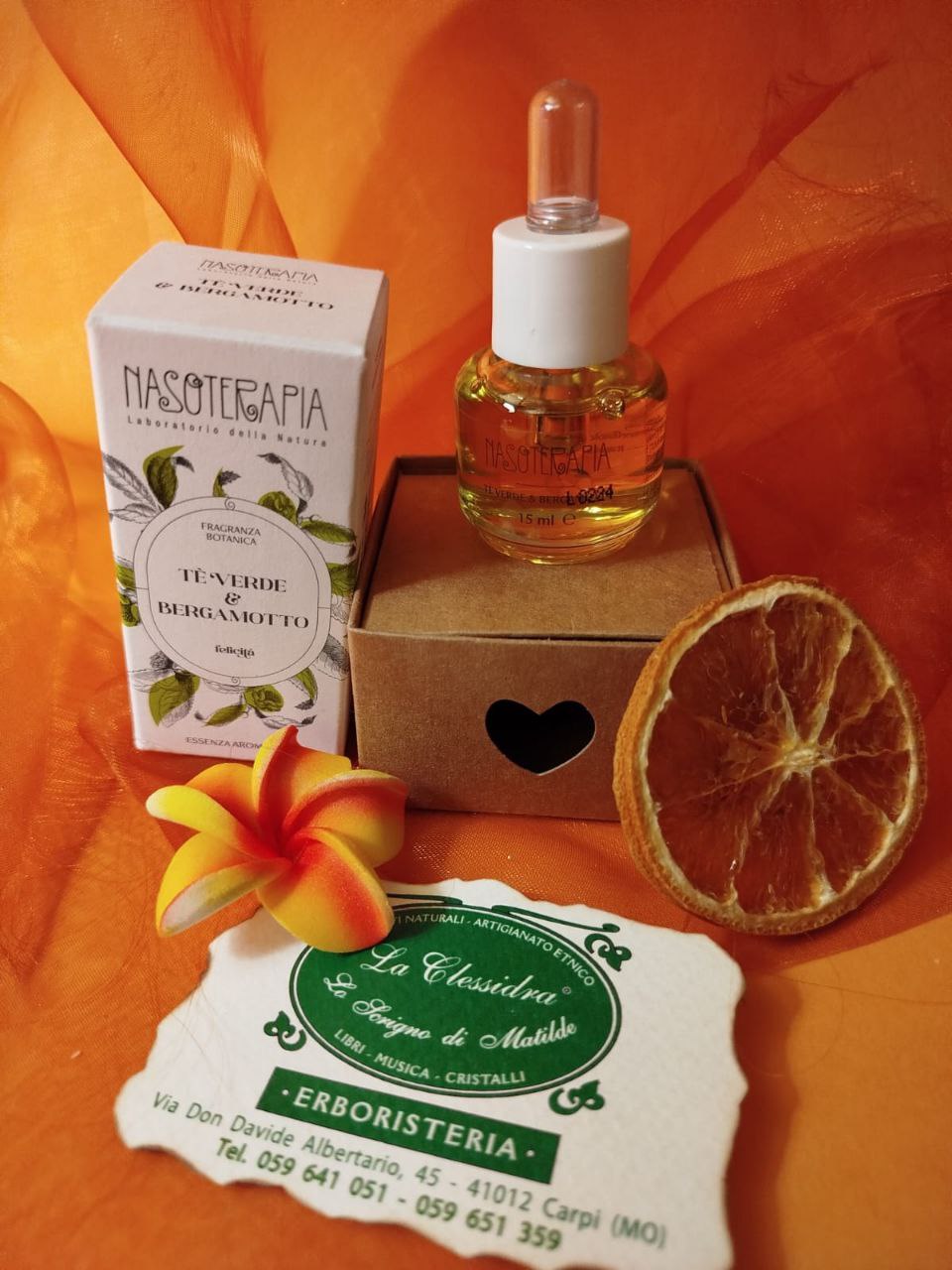 ESSENZA AROMATICA NASOTERAPIA: TE VERDE E BERGAMOTTO