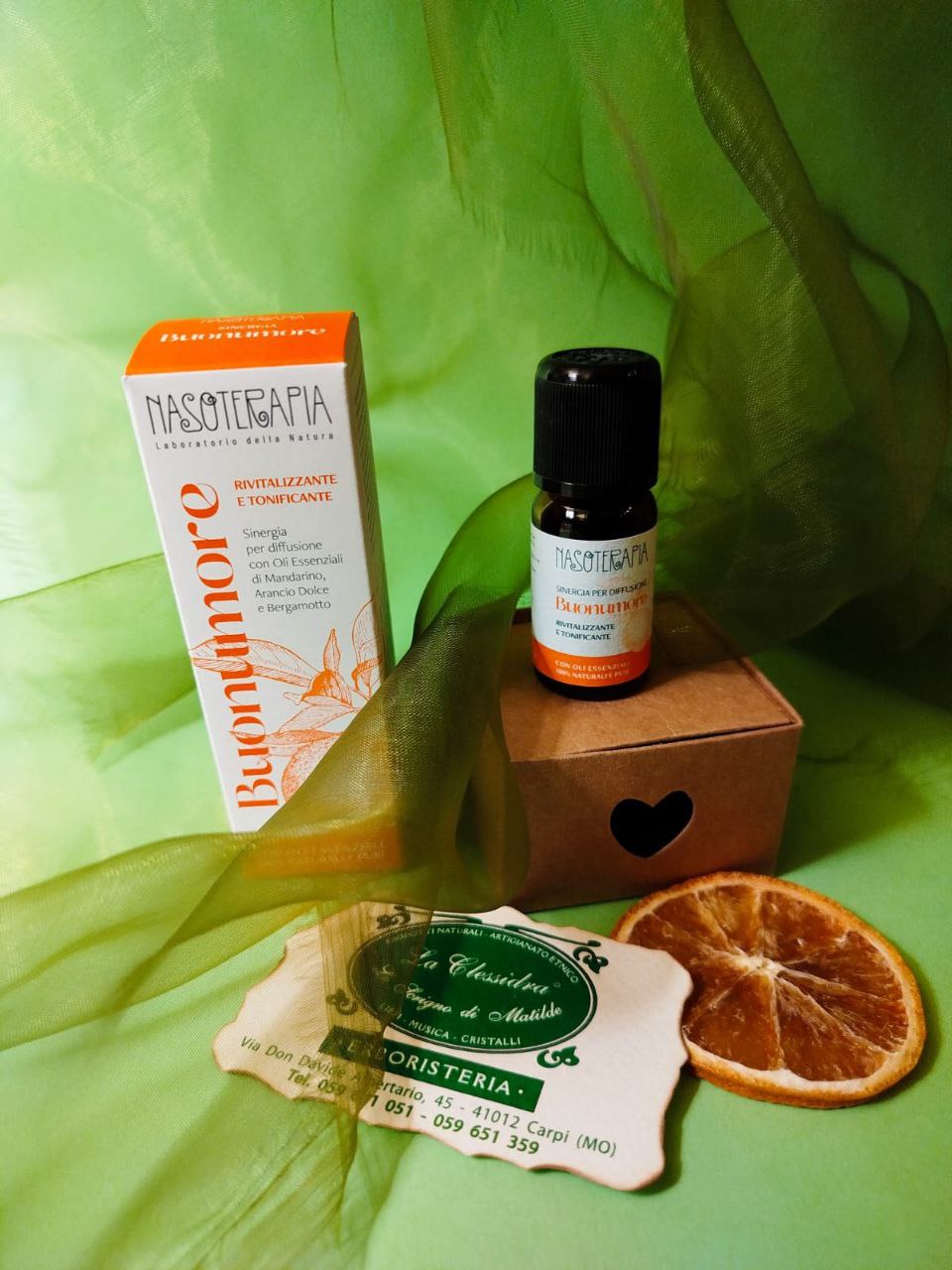 SINERGIA DI OLI ESSENZIALI: BUONUMORE