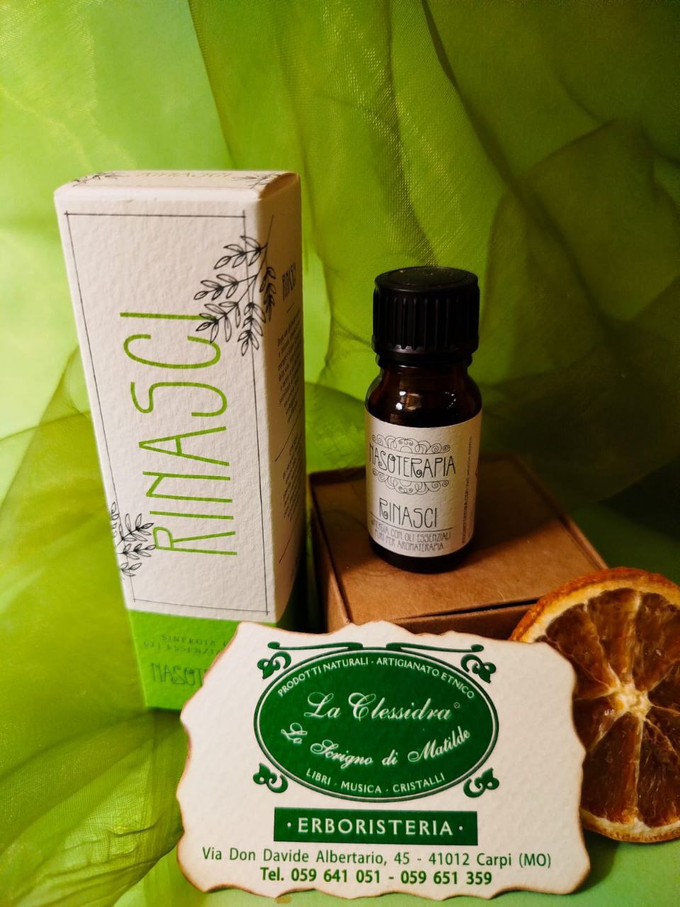 SINERGIA DI OLI ESSENZIALI: RINASCI