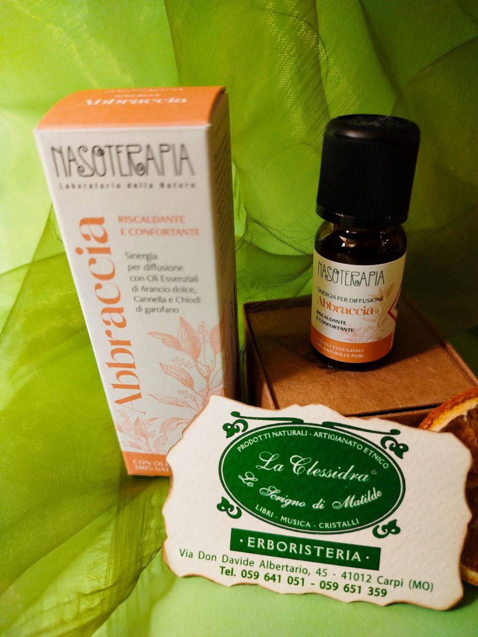 SINERGIA DI OLI ESSENZIALI: ABBRACCIA