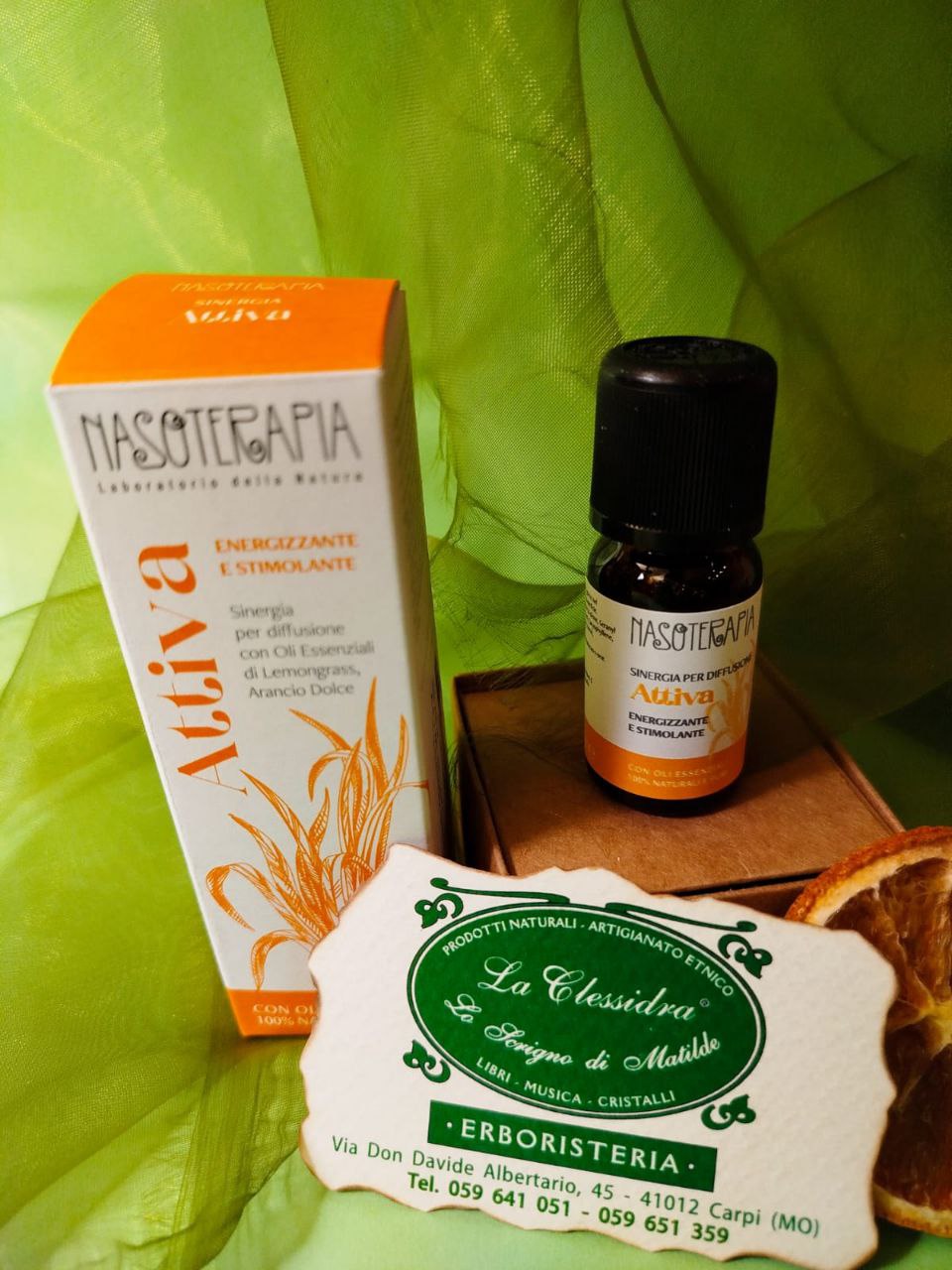 SINERGIA DI OLI ESSENZIALI: ATTIVA